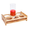 Wood Holders for Shot Glasses AJEW-WH0348-75-7