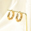 304 Stainless Steel Twist Hoop Earrings EJEW-Q011-02G-5