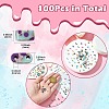 100Pcs 20 Colors Synthetic Agate Beads G-CJ0001-77-2