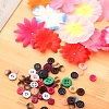 Creative DIY Flower Pattern Resin Button Art PW-WGE36EA-01-3