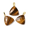 Natural Tiger Eye Pendants G-L614-D04-G02-1