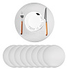 Disposable Round Paper Placemat AJEW-TAC0030-036A-1
