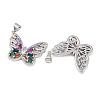 Brass Micro Pave Cubic Zirconia Pendants KK-C109-09A-P-2
