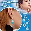 30 Pairs 925 Sterling Silver Clip-on Earring Findings STER-PH0005-01S-5