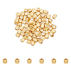 80Pcs Matte Style Brass Beads KK-UN0003-06-1