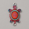 Alloy Enamel Connector Charms LS-ENAM-WH0061-47L-1