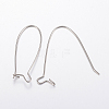 Tarnish Resistant 304 Stainless Steel Hoop Earrings Findings Kidney Ear Wires LS-X-STAS-H434-46P-2
