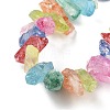 Natural Dyed Quartz Pointed Stick Beads Strands G-G791-15-01-2