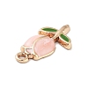 Golden Plated Alloy Enamel Pendants LS-ENAM-L047-01G-01-2