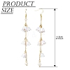 Brass Hoop Earring EJEW-YW00004-3