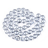 Electroplate Glass Beads Strands EGLA-Q084-12mm-11-3
