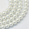 Baking Painted Glass Pearl Round Bead Strands X-HY-Q003-10mm-01-1