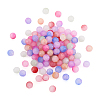 120Pcs 6 Colors Acrylic Beads SACR-TA0001-26-2