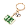 Football Theme Alloy & Enamel Keychains AL-A001-01D-G-2
