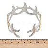 304 Stainless Steel Cuff Bangles for Women BJEW-G757-08GP-5