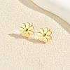 201 Stainless Steel Daisy Flower Stud Earrings for Women BX8751-1
