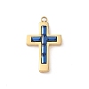 304 Stainless Steel Rhinestone Pendants STAS-L022-085G-11-1