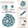 1 Strand Handmade Lampwork Inner Flower Rondelle Beads Strands LAMP-TA0002-72F-3