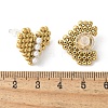 304 Stainless Steel Stud Earrings EJEW-S257-04G-3