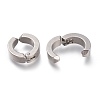 303 Stainless Steel Cuff Earrings EJEW-F262-01D-P-3