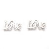 Non-Tarnish 201 Stainless Steel Charms STAS-C017-07P-2