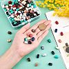 240Pcs 8 Colors Acrylic Beads OACR-NB0001-21-3