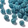 Pave Disco Ball Beads X1-RB-A130-10mm-3-2