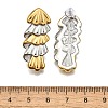 304 Stainless Steel Two-tone Stud Earrings for Women EJEW-R023-01GP-03-5