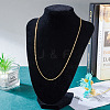 Brass Box Chain Necklace NJEW-TA0001-16-7
