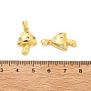 Brass Micro Pave Cubic Zirconia Pendants KK-G533-17G-01-3