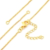 1MM Brass Box Chain Necklace Making NJEW-D302-79G-1