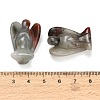 Natural African Bloodstone Gemstone Carved Angle Figurines GG-CBA8396-A05-3