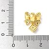 Brass Micro Pave Clear Cubic Zirconia Pendants KK-A236-01G-3