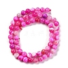 Natural Striped Agate/Banded Agate Beads Strands X-G-H037-A02-02-3