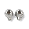 304 Stainless Steel Crimp Beads X-STAS-G361-02P-1