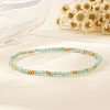 Natural Amazonite Beaded Strertch Bracelets LD6685-3-2