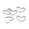 Non-Tarnish 201 Stainless Steel Linking Rings X-STAS-R111-LA105-01-1