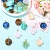 40Pcs 8 Styles Acrylic Pendants PALLOY-YW00204-5