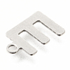 Non-Tarnish 201 Stainless Steel Charms STAS-C021-06P-E-3