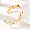 304 Stainless Steel Cuff Bangles for Women BJEW-F509-03A-G-3