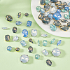 100Pcs 5 Colors Resin Sew On Rhinestones DIY-GA0007-24B-4