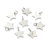Tarnish Resistant (Defective Closeout Sale: Scratches)304 Stainless Steel Charms STAS-XCP0001-34-1