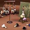 32Pcs 16 Colors Flower Chiffon Pendants FIND-TA0003-41-7