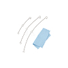 3Pcs 3 Styles 925 Sterling Silver Chain Extender STER-BC0002-50-7