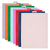 8Pcs 8 Colors Plastic Mesh Canvas Sheets DIY-BC0015-46-1