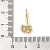 Rack Plating Brass Micro Pave Cubic Zirconia Pendants KK-Z086-69G-02-3