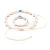 Braided Bead Style Bracelets & Necklaces Jewelry Sets SJEW-JS01091-02-2