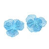 Spray Painted Iron Bead Caps IFIN-Z004-02C-2