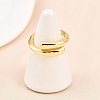 Brass Cuff Rings for Women RJEW-Z113-15G-5