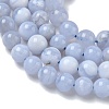 Natural Blue Lace Agate Beads Strands G-F222-30-6mm-01-7